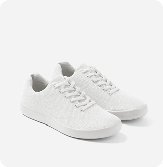 Women's white all-season sneakers